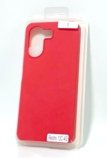 Чехол Xiaomi Redmi 13C(4G) Silicon Original FULL №5 Red (4you) (от10шт - 10%) + Спец Цена!