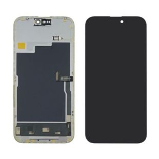 LCD iPhone 15 Pro Max с чёрным тачскрином + дисплейная рамка 120Hz (без ошибки) DD-OLED (M) 