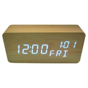 Настільний годинник VST-862W-5 (синя підсвічування, від мережі) Gold