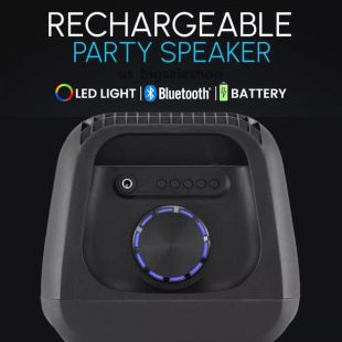 Портативная колонка MS-2039BT (USB+SD+Bluetooth+FM+LED) Black