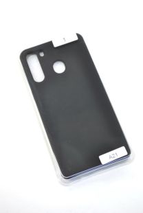 Чехол Samsung A21/A215 Silicon Original FULL №1 Black (4you) "Акционная цена"
