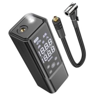 Автомобільний акумуляторний компресор HOCO ZP7 Black (М)