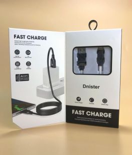 Usb-cable iPhone 5 4you Dnister white (2.4A, Silicon Perfect) - Нова упаковка!