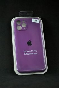 Чохол iPhone 11Pro Silicon Case original FULL Camera №30 purple (4you)