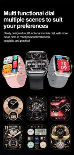 Часы Smart Watch 4you VIBE (1.95",AMOLED 410*502,VA,300mAh,Звонки,Metal,12мес гарант) Gold/Pink