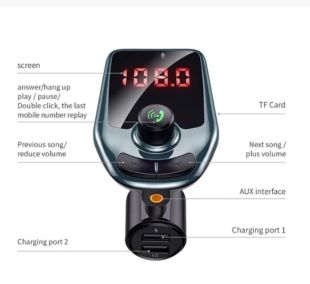 FM модулятор D5 Black