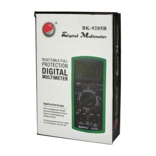 Мультиметр цифровой Baku BK-9205B с функцией автоотключения (ток до 20А) (M) - Цена Недели!