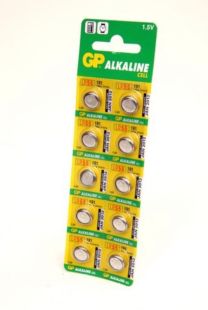 Батарейка GP 191F-2C10 годинна, V8GA, LR55 (10шт в блістері) 