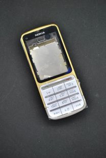 Корпус Nokia C3-01 AAA золотий повний з кн. "Акційна ціна"