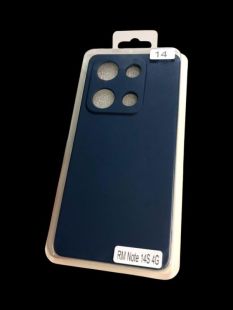 Чохол Xiaomi Redmi Note 14s(4G) Silicon Original FULL №14 Dark Blue (4you)