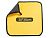 Полотенце 30x30 см утолщенное, флисовое, высокой плотности Grey\yellow