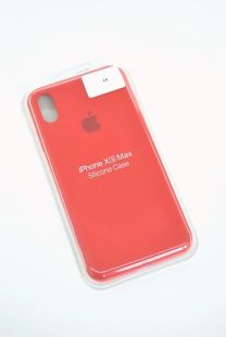 Чохол iPhone XS Max Silicon Case original FULL №14 red (4you)