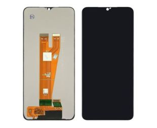 LCD Samsung A04/A045 (2022) с черным тачскрином (ШЛЕЙФ ДВОЙНОЙ) (M) 