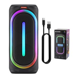 Портативная колонка MS-2039BT (USB+SD+Bluetooth+FM+LED) Black