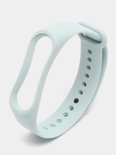 Ремешок на браслет фитнес Xiaomi mi band 5/6/7 Blue grey