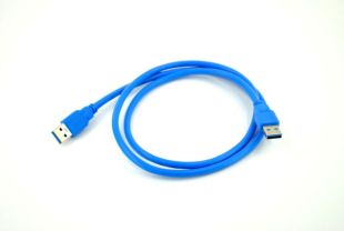Кабель USB 3.0 тато/тато 1м синій