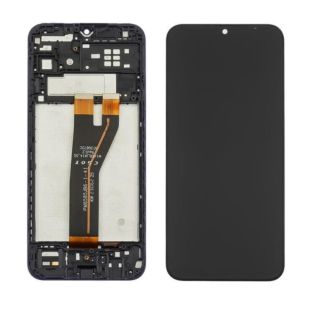 LCD Samsung M14 5G/M146 REV-0.2 із чорним тачскрином + корпусна рамка (М) 