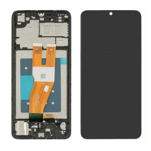 LCD Samsung A05/055 (2022) с черным тачскрином + корпусная рамка (М)
