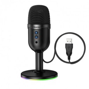 Микрофон настольный HOCO L25 Bright USB Black
