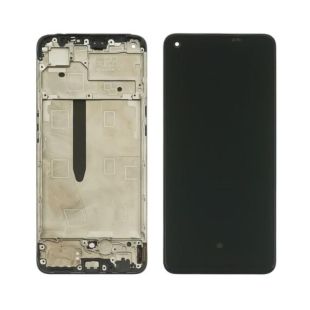 LCD Oppo Reno 7 (4G) з чорним тачскрином та корпусною рамкою OLED (М)
