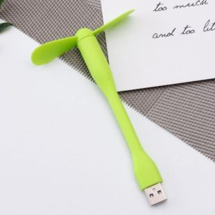 Вентилятор мобильный USB Green (М) 