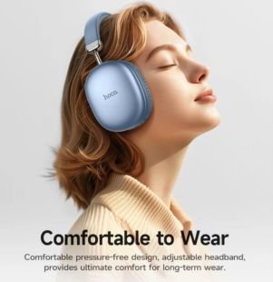 Bluetooth-гарнітура HOCO W35 Max (Bluetooth 5.3, монітори) Sky blue
