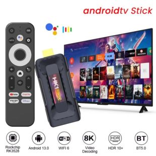 Smart TV HK1 RBOX -D8 stick 4/32GB (RK3528, WIFI: 2.4G/5G; Bluetooth: V5.1; OS: Android 13, VF)