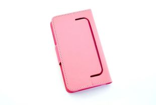Чехол-книжка 4you Fancy 4,2"-4,8" SLIDER pink/crimson универсальная "Акционная цена"