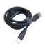 Usb-cable Type-C 4you Dnister black (3A, Silicon Perfect, 1.5m) - Универсальная упаковка