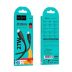 Cable Type-C/iPhone 5 HOCO X124 27W 1m (круглий) Black