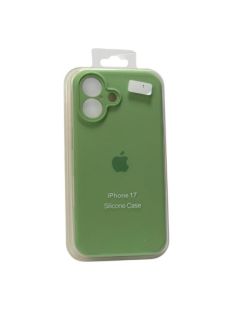 Чехол iPhone 17/18 Silicon Case original FULL Camera №1 Green (4you)