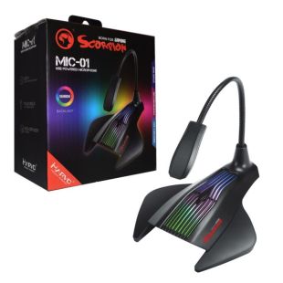 Микрофон MARVO MIC-01 (LED) Black