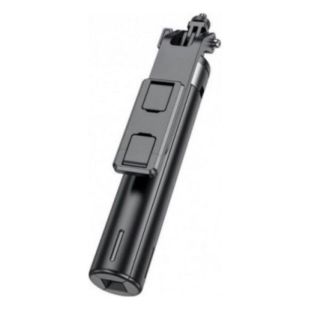 Держатель выдвижной для Selfi Monopod 2 in 1 HOCO K21 Black