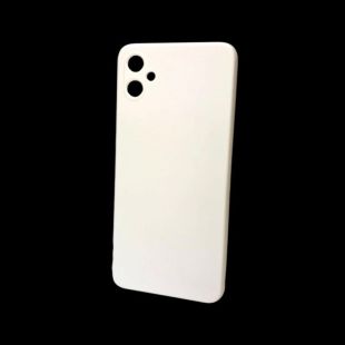 Чехол Samsung A05(4G) Silicon Soft Silky №32 White (4you) "Акционная цена"