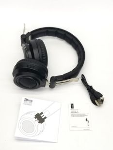 Bluetooth-гарнітура 4you SIRIUS Black (Монітори, слот Micro SD, Bluetooth v5.1)