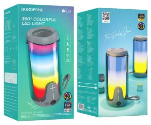 Портативная колонка BOROFONE BR33 Pulse (Bluetooth 5.3) Grey