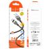 Usb-cable iPhone 5 HOCO X109 3m (круглый) Black