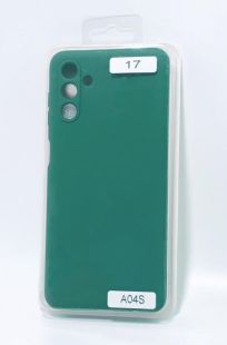 Чехол Samsung A04s/A047 Silicon Original FULL №17 Dark green (4you) "Акционная цена"