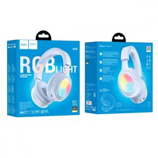Bluetooth-гарнітура HOCO W48 (Bluetooth 5.3,LED) (Монітори) Blue