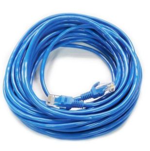 Кабель сетевой RJ45 15м, синий (витая пара)