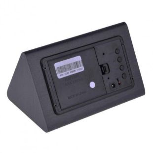 Настольные часы VST-864-1 (красная подсветка, от сети) Black