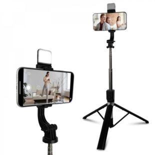 Держатель для Selfi Monopod NeePho P170S (с триногой) Black