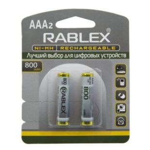 АКБ Rablex HR3 800mAh AAA (2 на блістері)