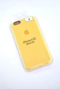 Чехол iPhone 6 /6S Silicon Case original FULL №4 yellow (4you) "Акционная цена"