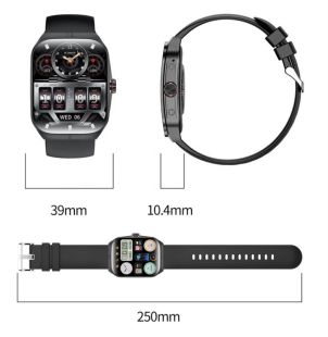 Часы Smart Watch 4you VIBE (1.95",AMOLED 410*502,VA,300mAh,Звонки,Metal,12мес гарант,РРЦ-2300) Black