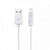 Usb-cable iPhone 5 HOCO X1 Rapid 2.4A 1m (круглий, комплект 2 шт) White