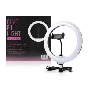 Кольцевая лампа RING FILL LIGHT QX-260 26см 10" (с держателем,без подставки)