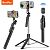 Тримач для Selfi Monopod NeePho NP-Z12S (з триногою) Black