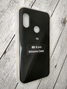 Чехол Xiaomi Redmi Note 6/6Pro Silicon Original FULL №1 black (4you) "Акционная цена"