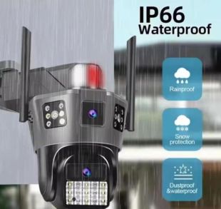 IP-камера уличная SD-39 (SIM-карта, 2 линзы) Black